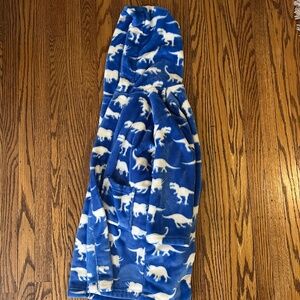 Hatley Dino Fleece Robe Age 6-7 - Retail $68